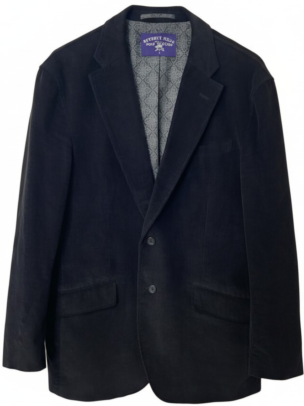 Beverly Hills Polo Club Black Corduroy Sport Coat